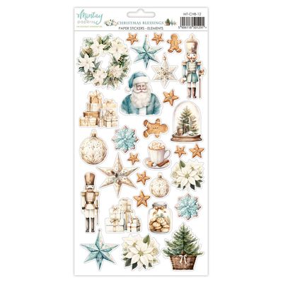 Christmas Blessings Elements Stickers - Mintay Papers