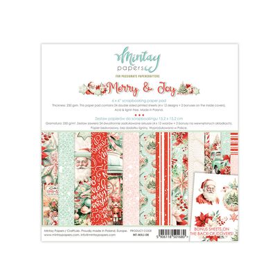 Merry &amp; Joy 6x6 - Mintay