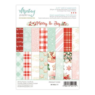 Merry &amp; Joy 6x8 - Mintay Papers