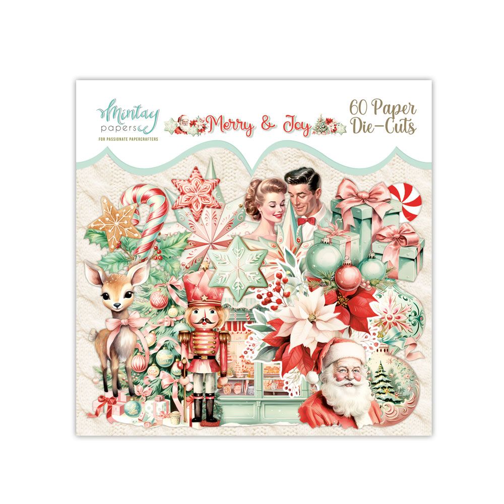 Merry &amp; Joy Die Cuts - Mintay Papers