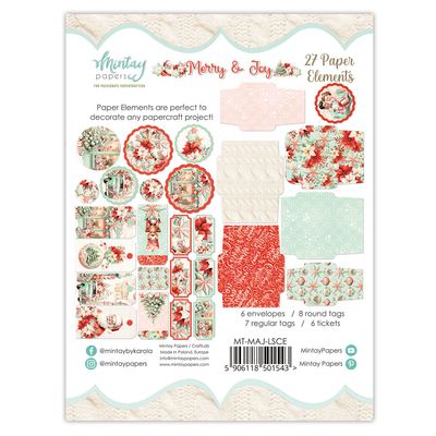 Merry & Joy Paper Elements - Mintay Papers