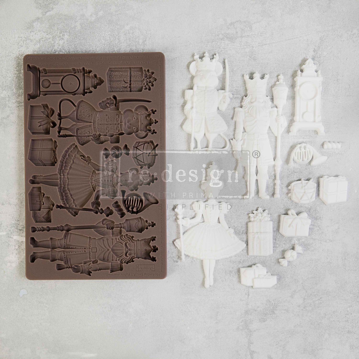 Nutcracker Party Mould - Re-Design With Prima