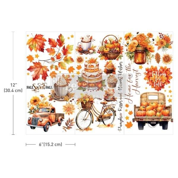 Prima Autumn Splendor Transfer Sheets - Re-Design With Prima