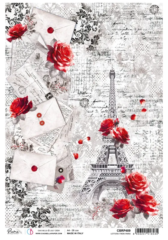 Paris Je t'aime Collection A4 - Ciao Bella
