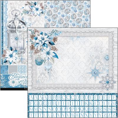 Elegance of Blue 12x12 Patterns - Ciao Bella