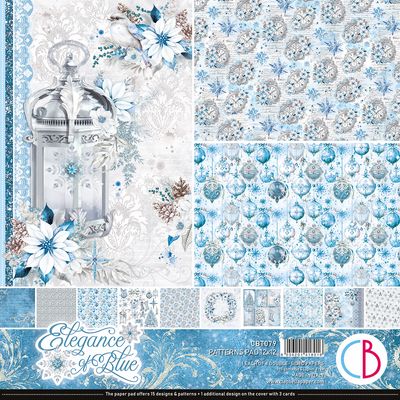 Elegance of Blue 12x12 Patterns - Ciao Bella