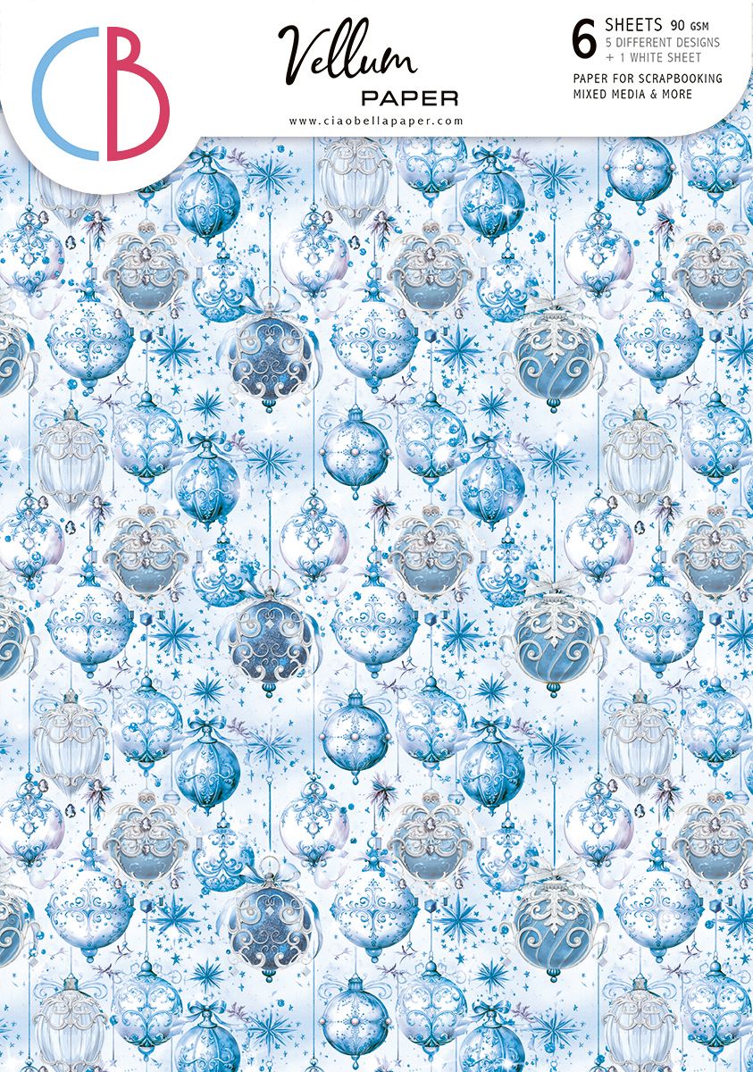Elegance of Blue Vellum A4 - Ciao Bella