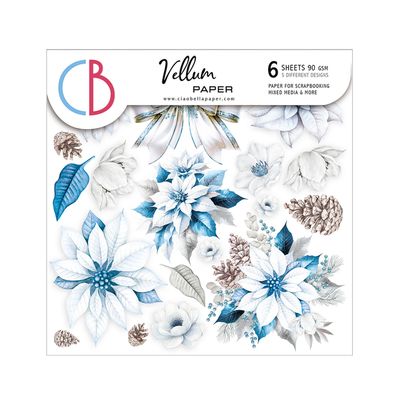 Elegance of Blue 6x6 Vellum - Ciao Bella