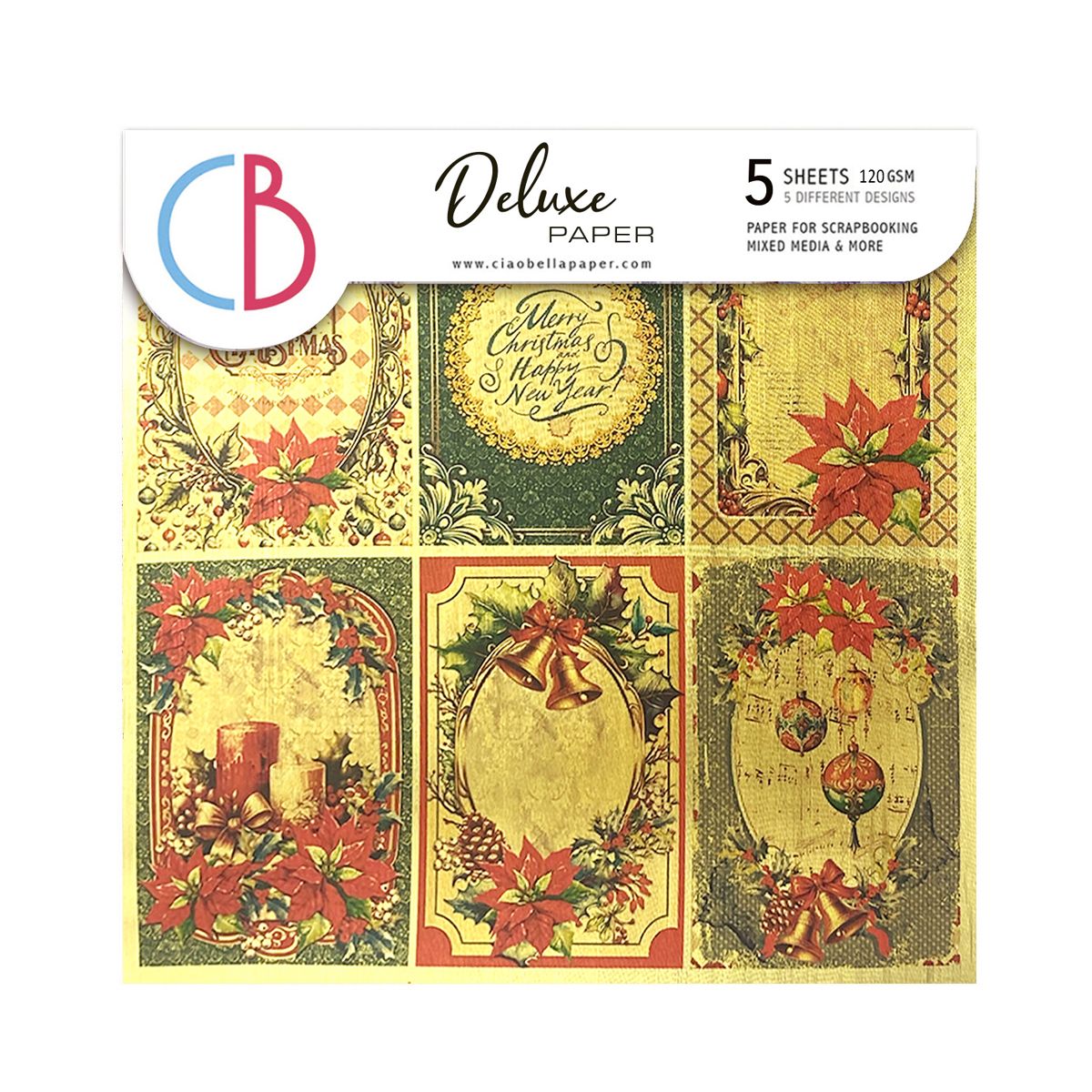 The Nutcracker 6x6 Deluxe Gold Paper - Ciao Bella