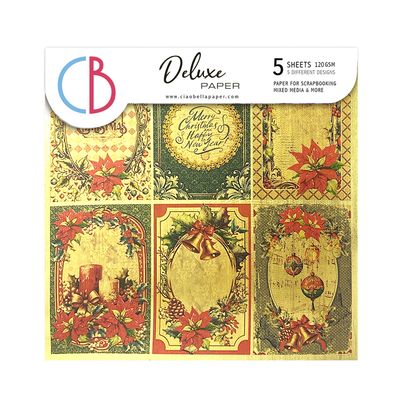 The Nutcracker 6x6 Deluxe Gold Paper - Ciao Bella