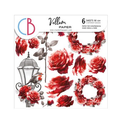 Paris Je t&#39;aime 6x6 Vellum - Ciao Bella