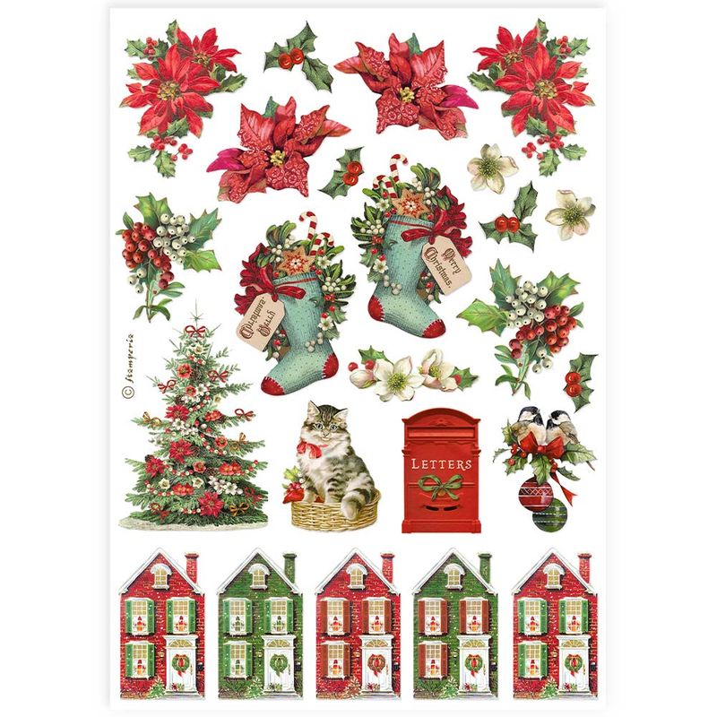 Classic Christmas Selection 6pk A4 - Stamperia