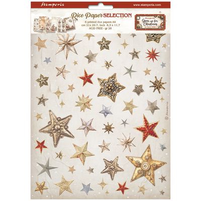 Gear up for Christmas Selection 6pk A4 - Stamperia