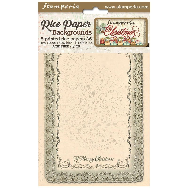 Classic Christmas Selection 8pk A6 - Stamperia
