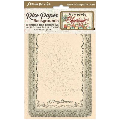 Classic Christmas Selection 8pk A6 - Stamperia
