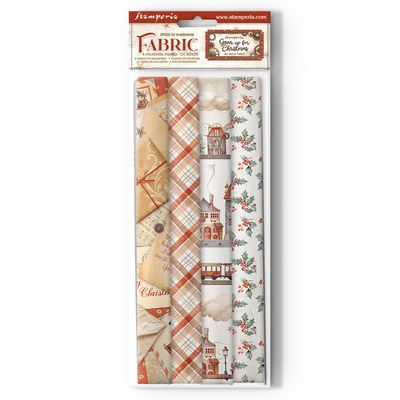 Gear up for Christmas - Stamperia Fabric Sheets