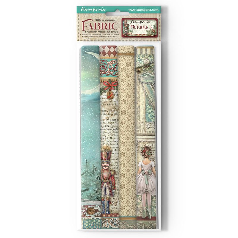 The Nutcracker - Stamperia Fabric Sheets