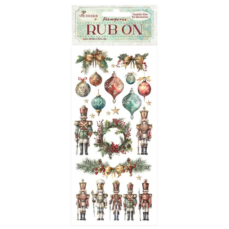 The Nutcracker - Stamperia Rub Ons