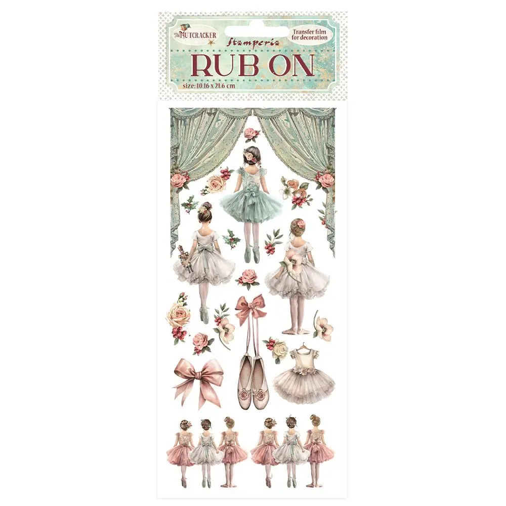 The Nutcracker - Stamperia Rub Ons, Design: Ballet