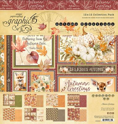 Autumn Greetings - Graphic 45