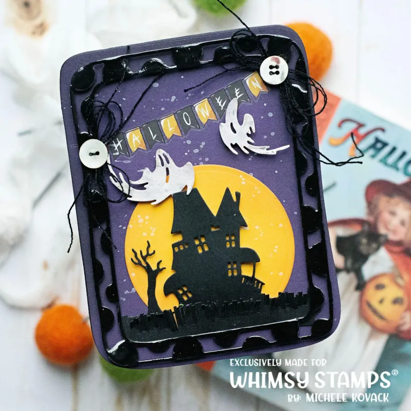 Wonky Dots Frame Die Set - Whimsy Stamps