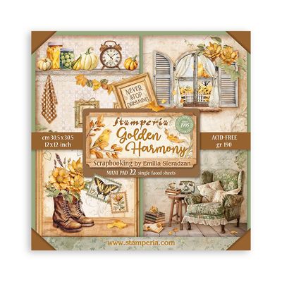 Golden Harmony XL 12x12 - Stamperia