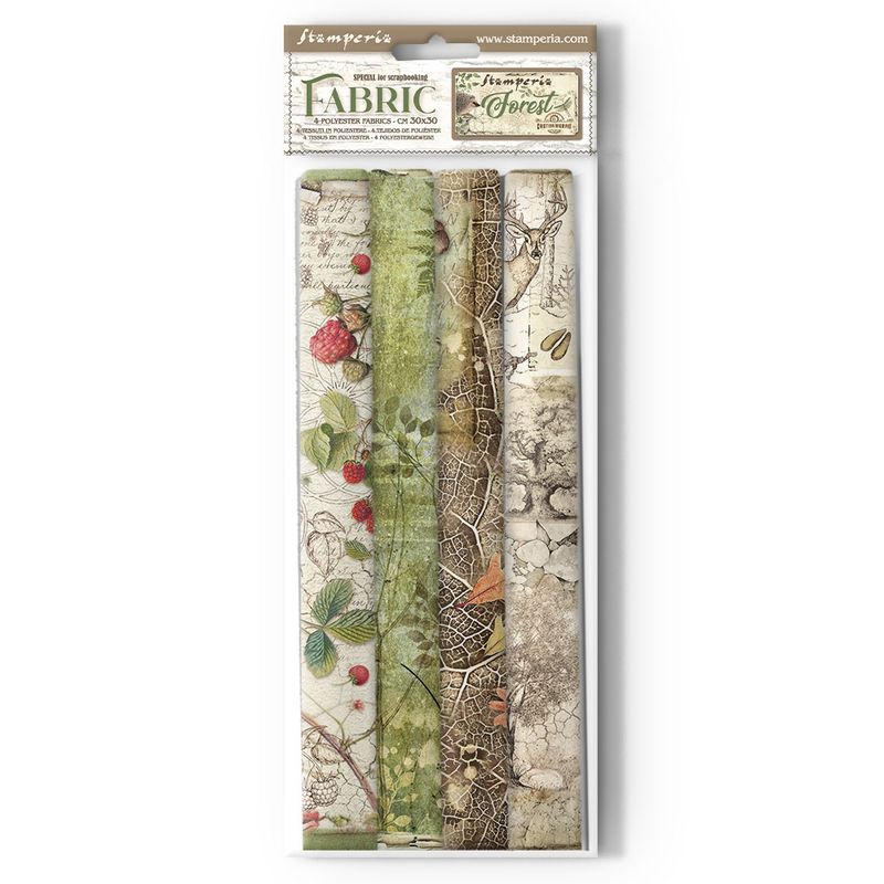 Forest - Stamperia Fabric Sheets