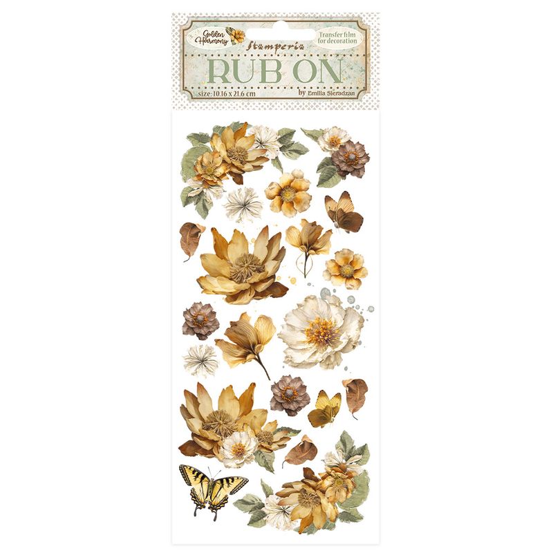 Golden Harmony - Stamperia Rub Ons