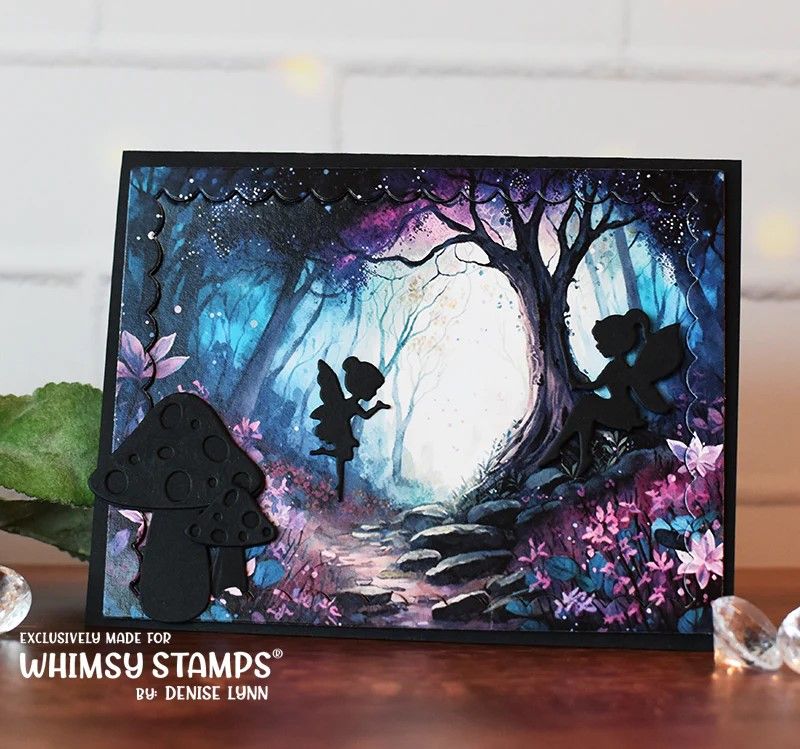 Quick Card Fronts - Enchanted Cottage 1 - Whimsy Stamps