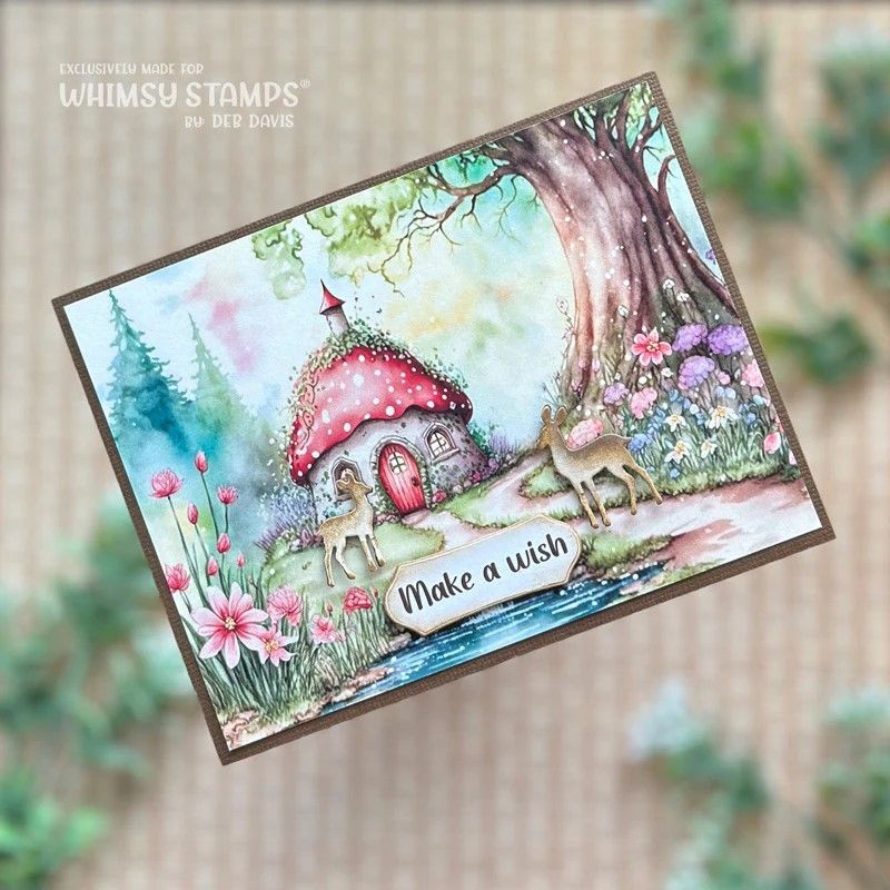 Quick Card Fronts - Enchanted Cottage 2 - Whimsy Stamps