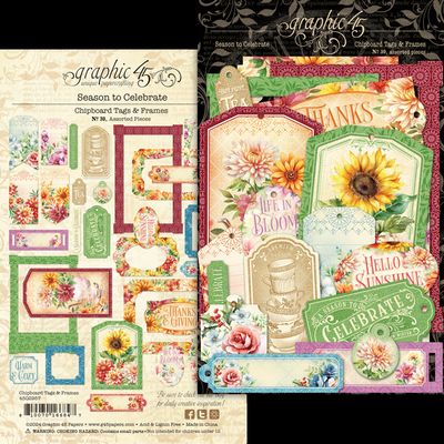 Season to Celebrate - Graphic 45 Tags and Frames