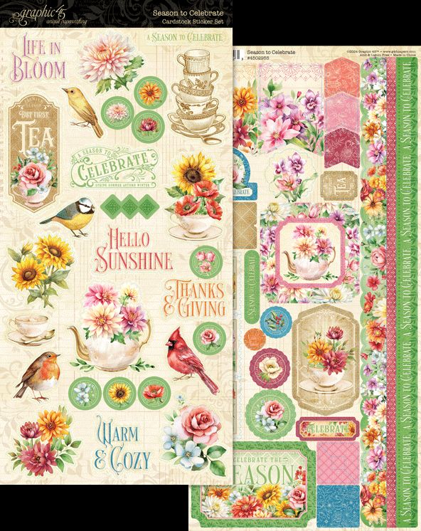 Season to Celebrate Stickers - Graphic 45