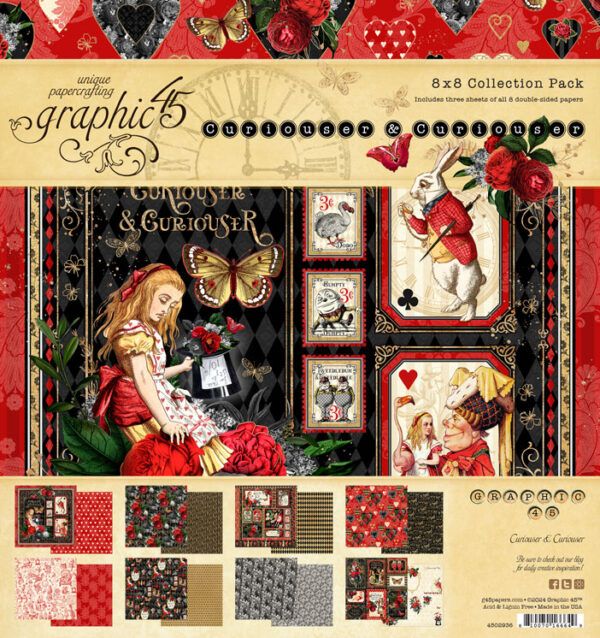 Curiouser &amp; Curiouser 8x8 - Graphic 45