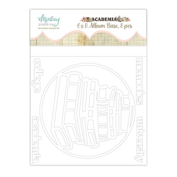 Academia 6x8 Chipboard Album - Mintay Papers