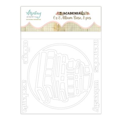 Academia 6x8 Chipboard Album - Mintay Papers