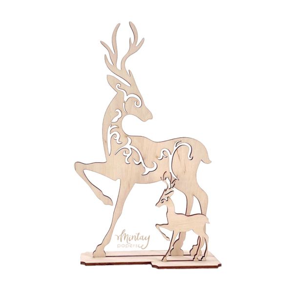 Reindeers Woodies - Mintay Papers