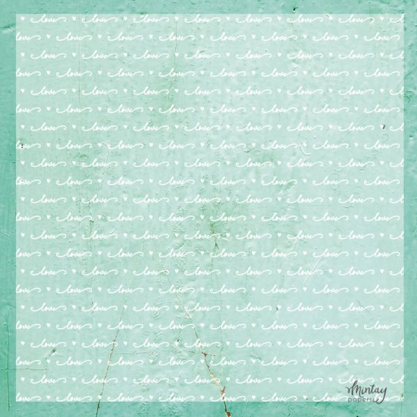 Love Decorative Vellum 12x12 - Mintay Papers