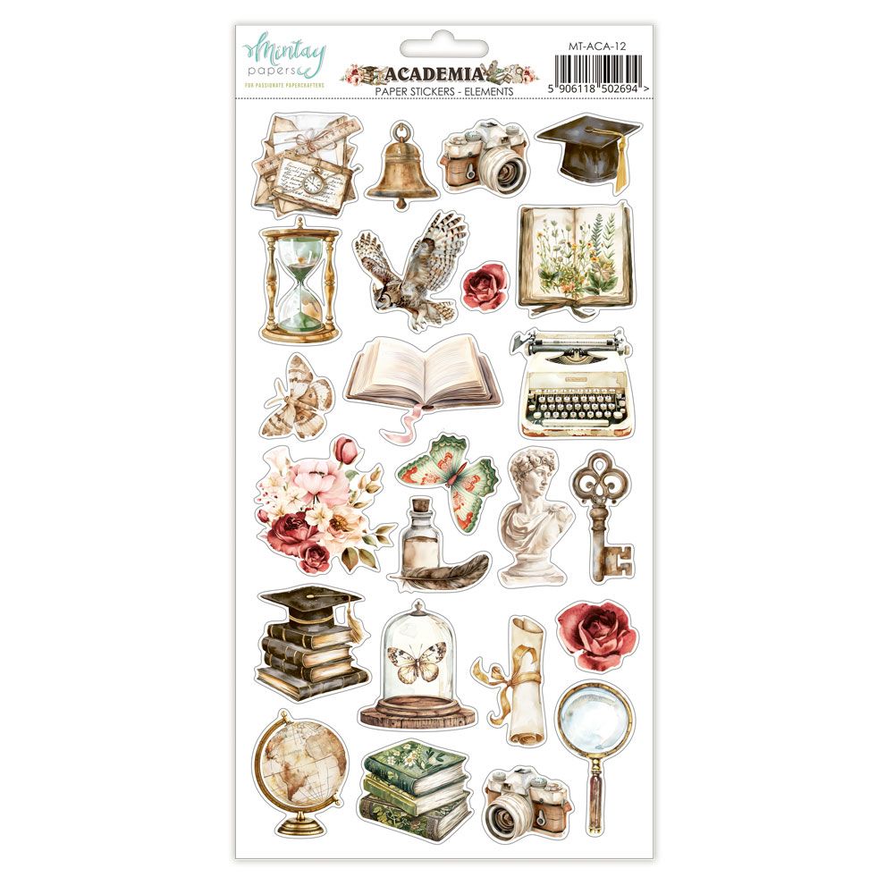 Academia Stickers - Mintay Papers, Style: Elements