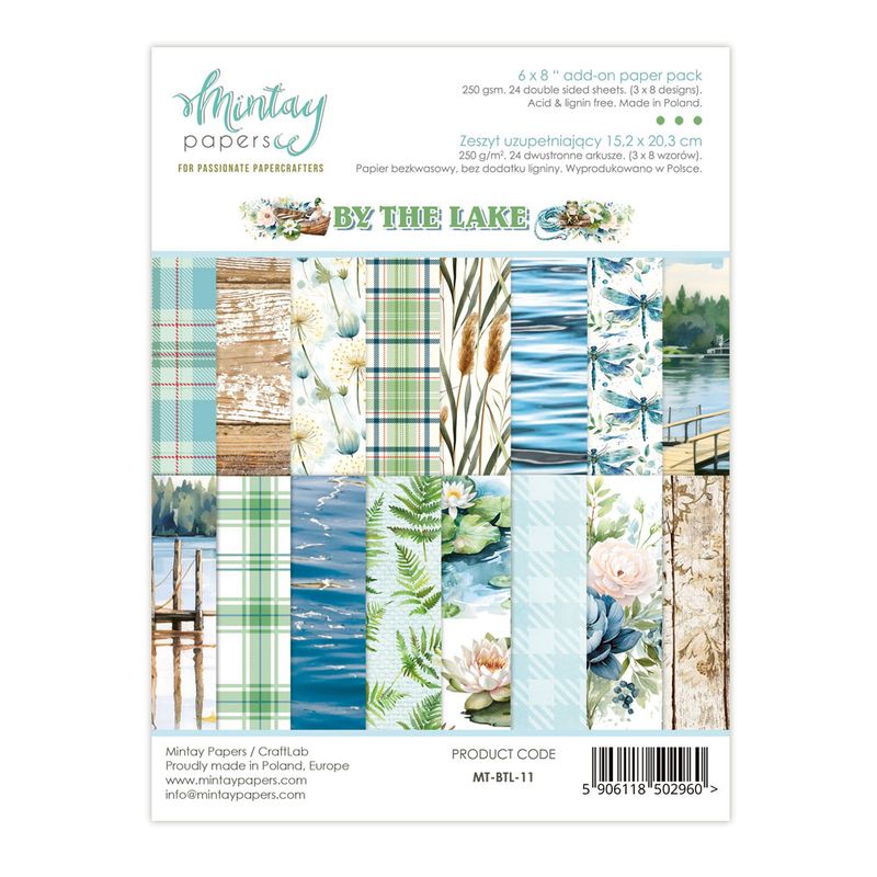 By the Lake 6x8 - Mintay Papers