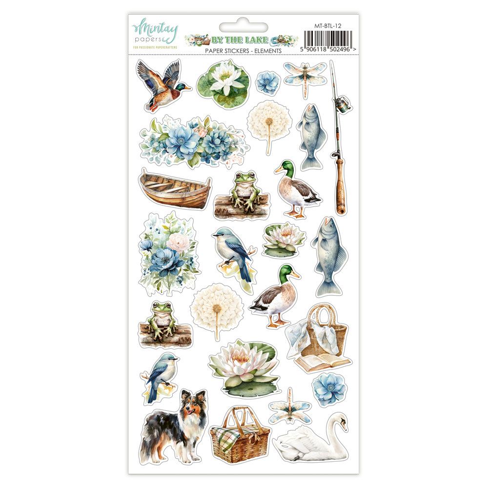 By the Lake Stickers - Mintay Papers, Style: Elements
