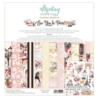 See You in Paris 12x12 - Mintay Papers