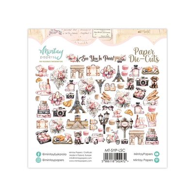 See You in Paris Die Cuts - Mintay Papers