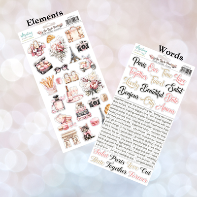 See You in Paris Stickers - Mintay Papers