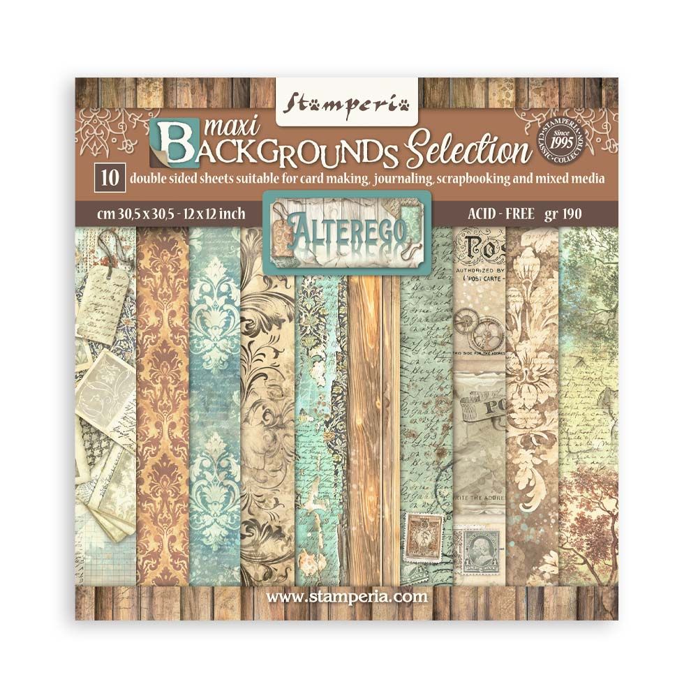 Alterego Backgrounds 12x12 - Stamperia