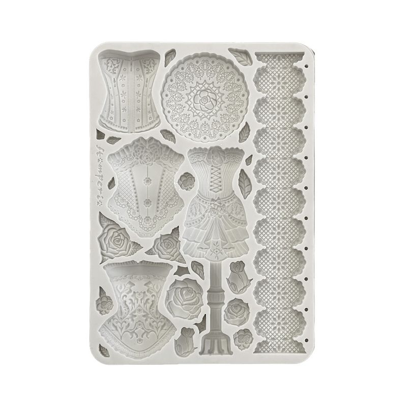 Old Lace A5 Silicone Mold - Stamperia