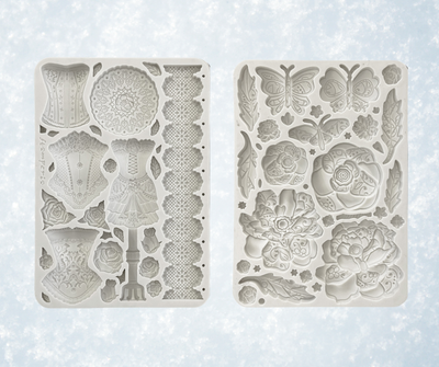 Old Lace A5 Silicone Mold - Stamperia