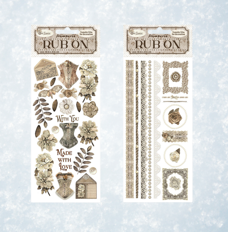 Old Lace - Stamperia Rub Ons