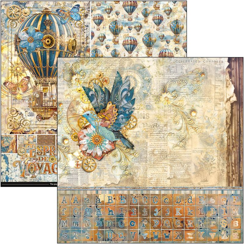 Esprit de Voyage 12x12 Patterns - Ciao Bella