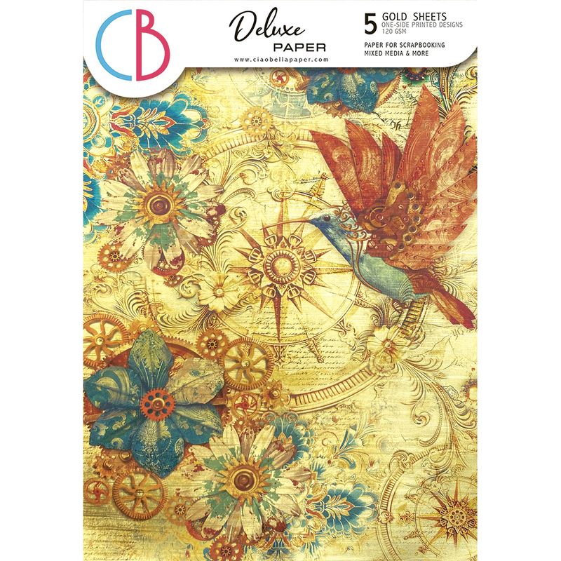 Esprit de Voyage A4 Deluxe Gold Sheets - Ciao Bella