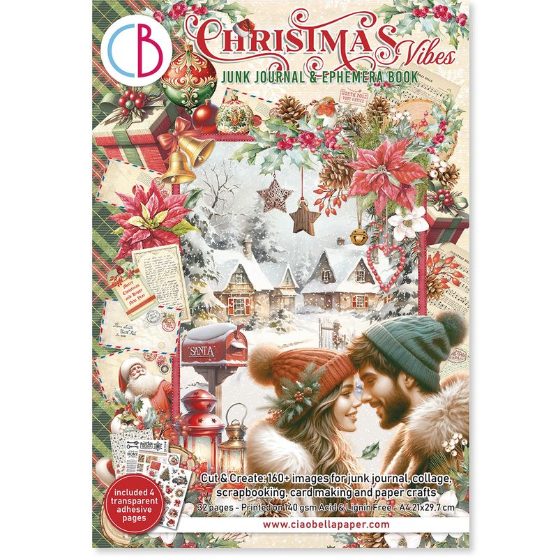 Magic Christmas Junk Journal &amp; Ephemera - Ciao Bella